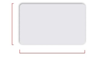 TARJETA PARA CARNET BLANCA 8.5X5.5CM