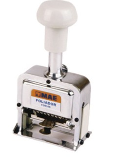 FOLIADOR METALICO MAE 8 DIGITOS