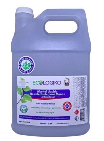 ALCOHOL LIQ DESINF MANOS ECO 3.785L