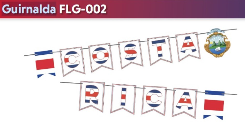 GUIRNALDA FLG-002 13.5x16.5 3M PK-3UNS