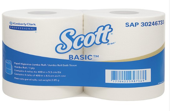 PAPEL HIGIENICO SCOTH JRT 1P 4X400M KC 30246733