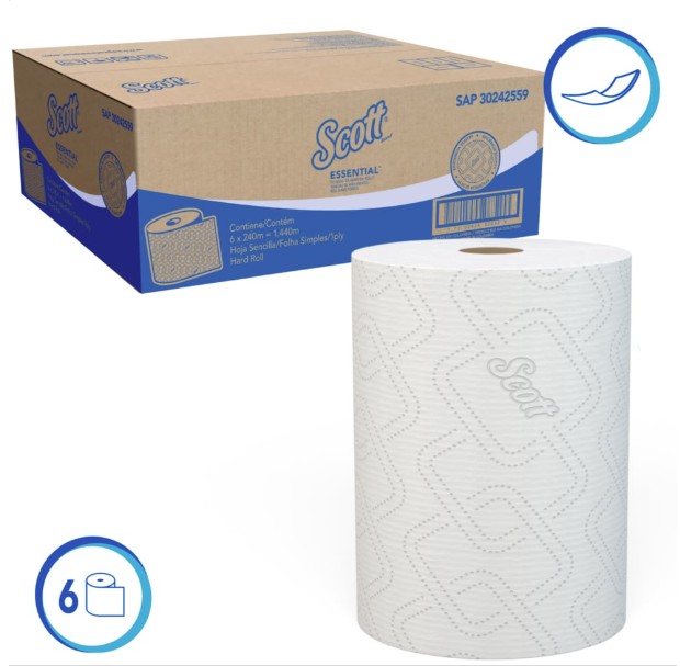 TOALLA DE MANOS SCOTT 6X240MTS KCP 30242559
