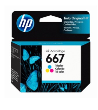 CARTUCHO HP 667 TRICOLOR 3YM78AI