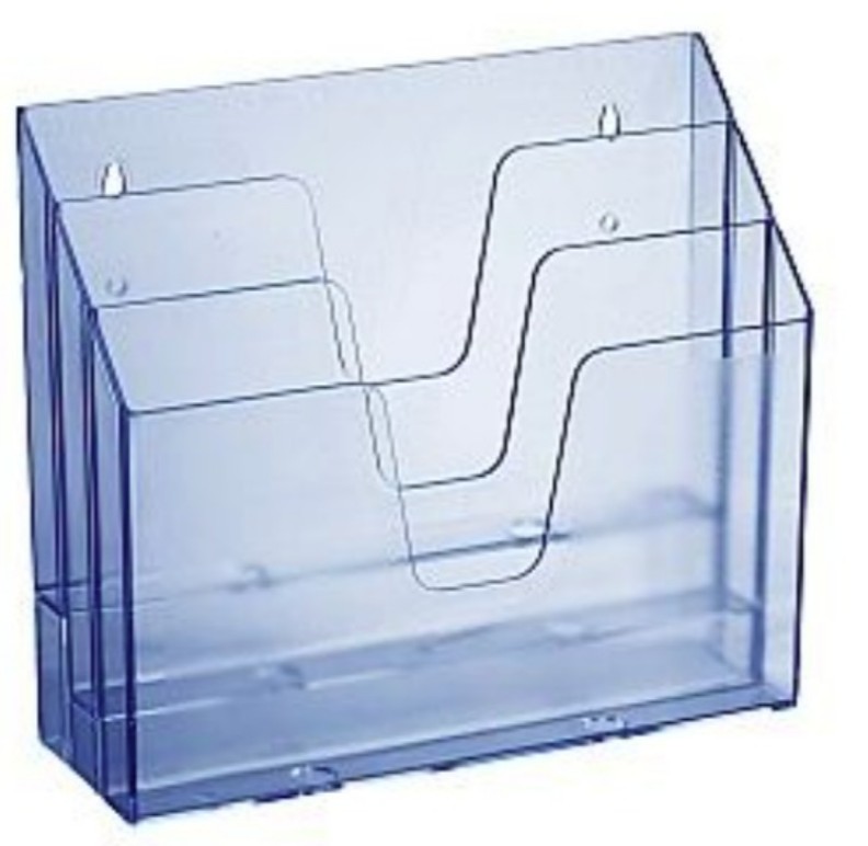 PAPELERA HORIZONT. DE PARED 3 DIVIS. ACRIMET 2 COL. 8600