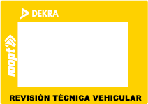 Stickers Amarillo DEKRA