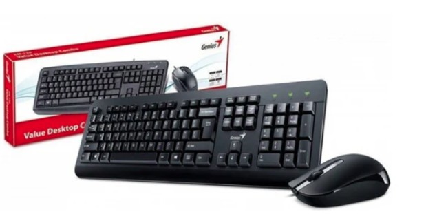 TECLADO+MOUSE GENIUS KM-160 USB BLACK SP