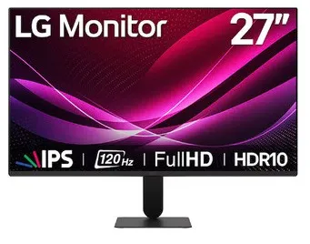 LG MONITOR IPS FULL HD DE 27" CON 120HZ Y DISEÑO SIN BORDES - 27U411B
