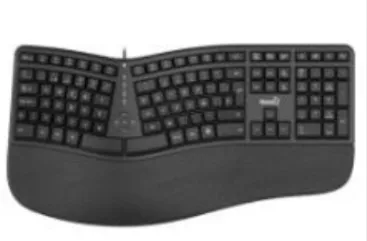 TECLADO NOVA ERGONOMICO USB NEGRO KMYV82U0001C