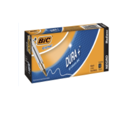 BOLIGRAFO BIC DURA+ COLOR NEGRO UNIDAD  