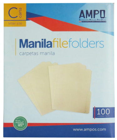 75FOLDER TAMAÑO CARTA AMPO AMARILLO