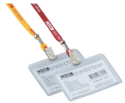 GAFETE TRANSPARENTE CON CORDON HORIZONTAL COX