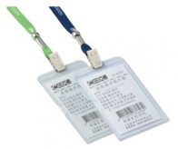 GAFETE TRANSPARENTE CON CORDON VERTICAL COX