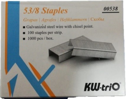 GRAPA KW 53/8 PARA ENGRAPADORA DE PARED-538 *