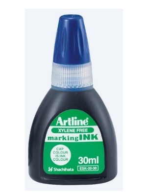 TINTA RECARGABLE P/MARCADOR PERMANENTE ARTLINE AZUL 30 ML