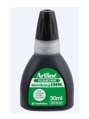 TINTA RECARGABLE P/MARCADOR PERMANENTE ARTLINE NEGRA 30 ML