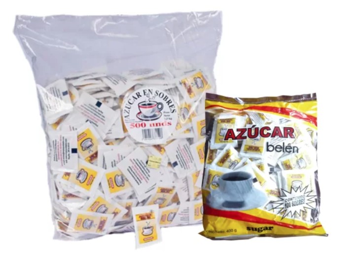 AZUCAR BELEN EN SOBRES 5 GRS 1000 UNIDADES