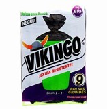 BOLSA DE BASURA KANGURO VERDE JARDIN 5 UNS   