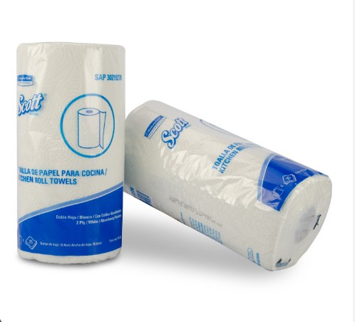 TOALLA DE MANOS MAYORDOMO SCOTT DOBLE HOJA 1X95H KC 30243431