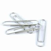 CLIPS JUMBO NIQUELADO 50 MM. WARRIOR 100 UDS.   