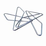 CLIPS JUMBO NIQUELADO 78 MM. CENTRUM 50 UDS.