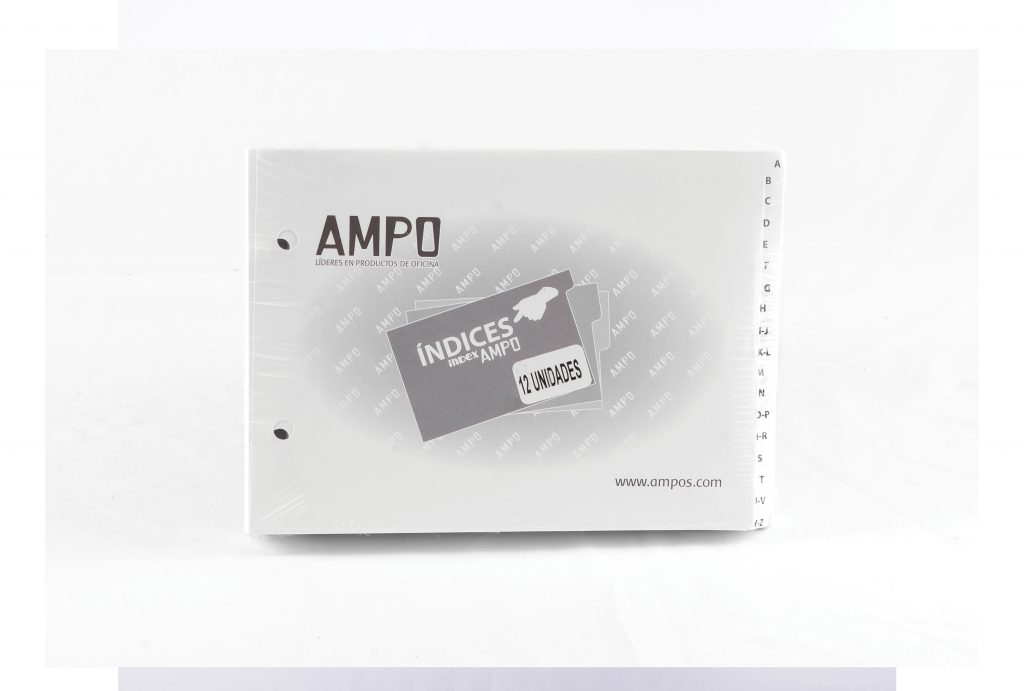 INDICES PARA AMPOS PAQUETE DE 12 JUEGOS