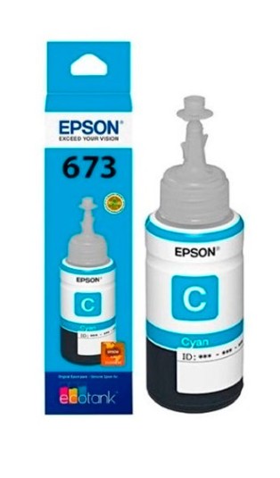 CARTUCHO EPSON T673220AL CYAN T673L800 EPSON T673220AL CYAN T673L800