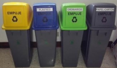 BASURERO RECICLAJE INDIVIDUAL