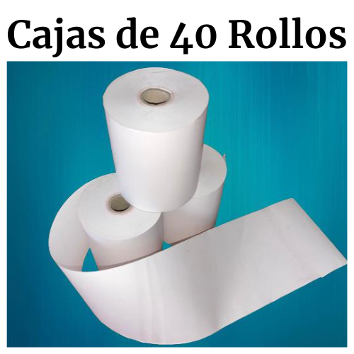CAJA 40 ROLLOS TACO BELL 31/8 X 23/4  