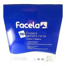 FOLDER MANILA FACELA OFICIO 100 UNS