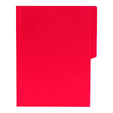 FOLDER SAT ROJO CARTA (UND)