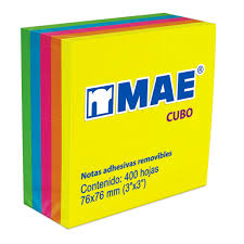 NOTAS ADH MAE 76X50 NEON SURT 21331 SPO PAQ 12