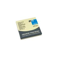 NOTA ADH INFO NOTES 75X75 AMARILLA 200051(UND)   