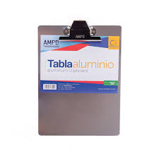 TABLA AMPO ALUMINIO C/PRENSA CARTA   