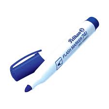 MARCADOR PELIKAN 741 AZUL PTA REDONDA