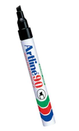 100 MARCADOR ARTLINE PERMANENTE 90 NEGRO-COOPEMEP
