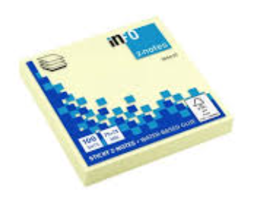 NOTAS ADHESIVAS AMARILLAS 3X3-COOPEMEP(142)