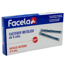 FASTENER METALICO FACELA P/FOLDER 80 MM