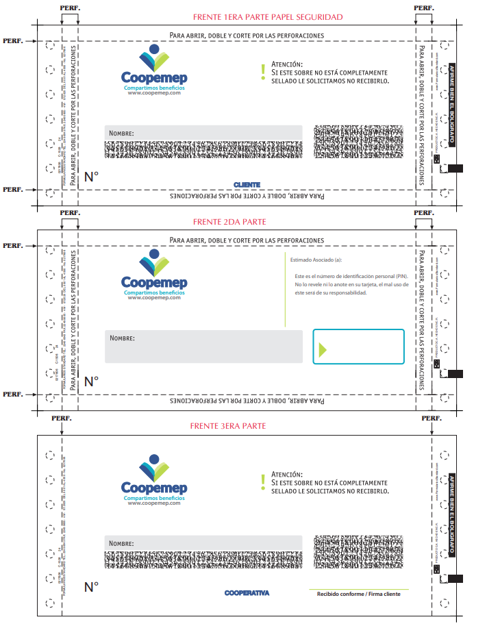 PAPEL SEGURIDAD - COOPEMEP