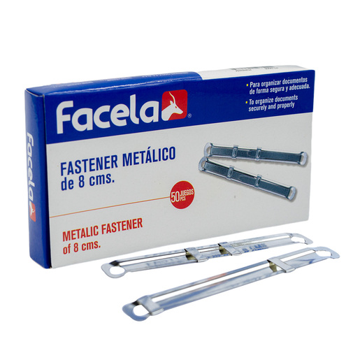FASTENER METALICO INOXIDABLE FACELA