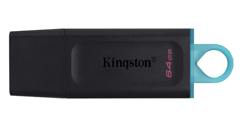LLAVE MAYA KINGSTON NEGRA/TURQUESA 64GB USB 3.2 DTX