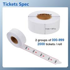 FICHERO 3 DIGITOS NEGRO 2000 TICKETS