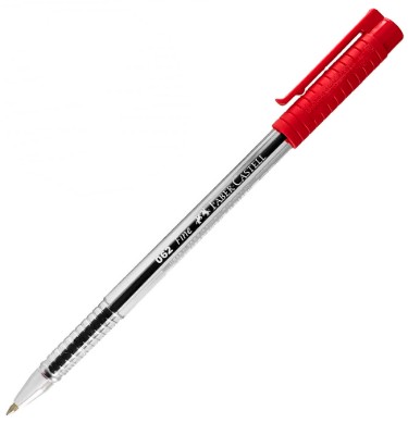 BOLIGRAFO FABER CASTELL ROJO FINO 062