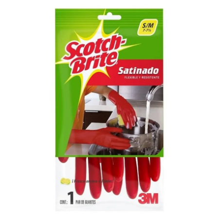 GUANTES 3M SCOTCH BRITE MULTIUSO TALLA S