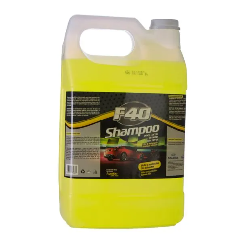 CHAMPU F-40 P/CARRO AMARILLO 500 ML CERA