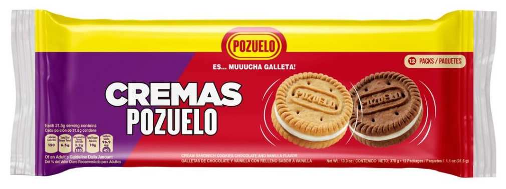 GALLETA POZUELO CREMA 12 PAQUETES