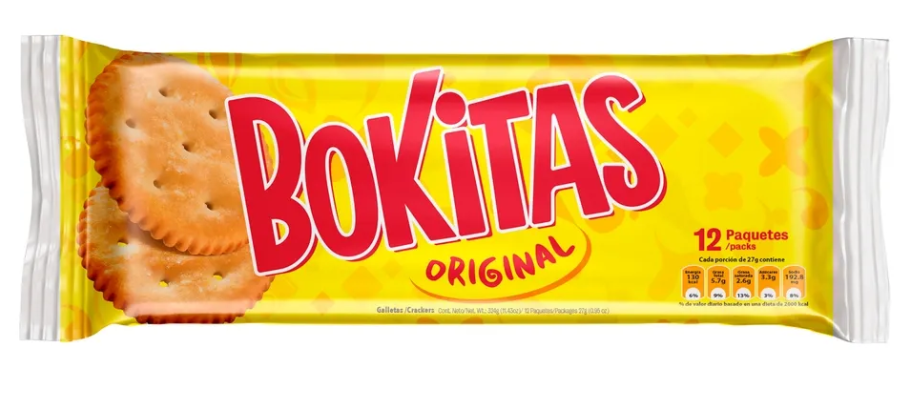 GALLETA POZUELO BOKITAS KRIP-S 12 PAQUETES
