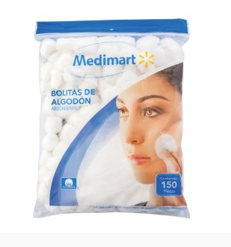 ALGODÓN BOLITAS 200 GRAMOS / 150 UNIDADES