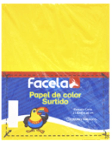 PAPEL BOND DE COLORES CARTA 100 HOJAS