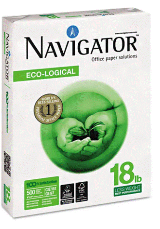 RESMA NAVIGATOR ECOLOGICO 8.5 X 11 500 HOJAS / 70 GRAMOS