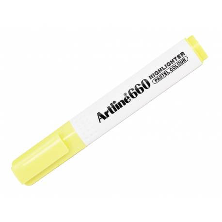 MARCADOR FOSFORECENTE ARTLINE PASTEL 660 AMARILLO